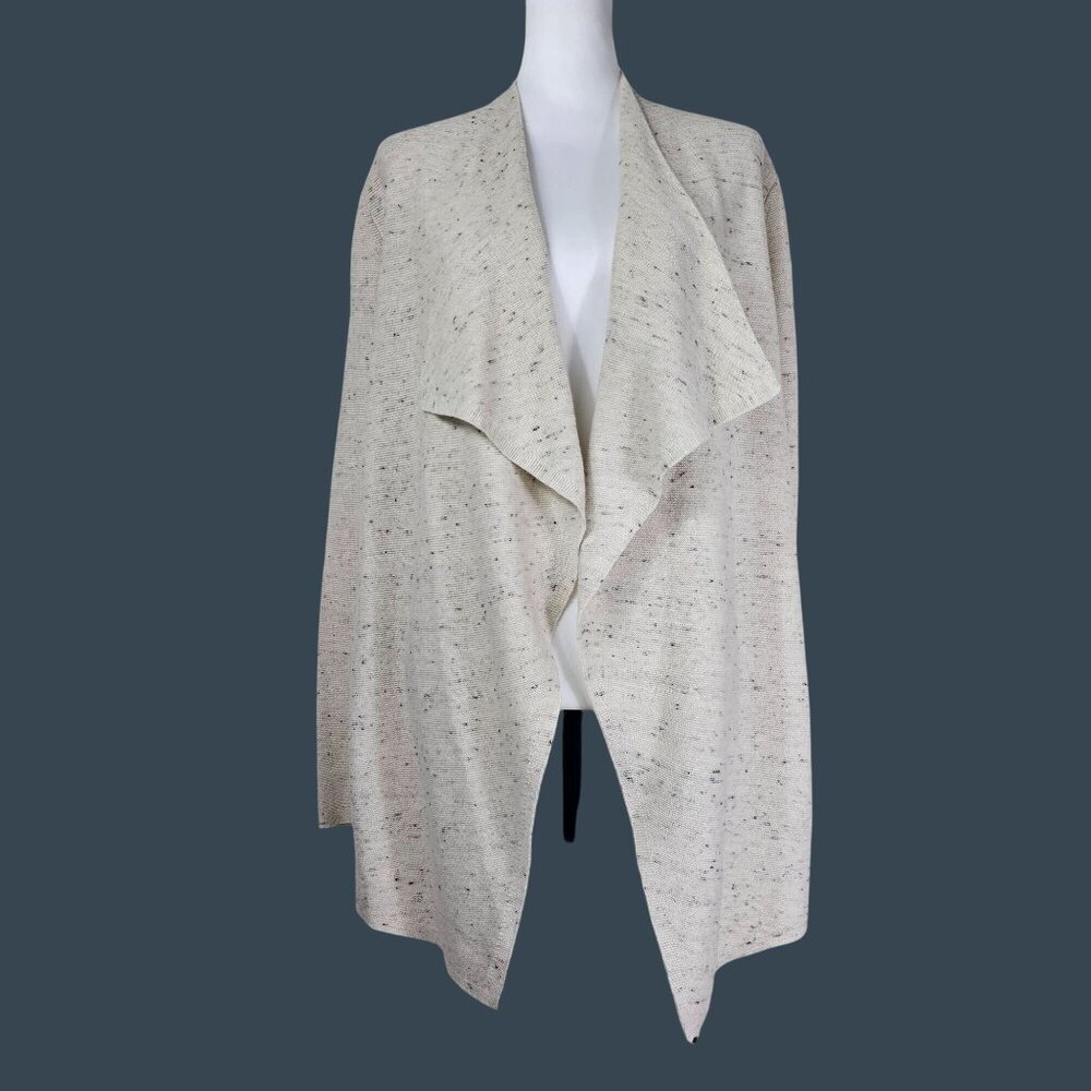 Eileen Fisher Organic Cotton Wool Cardigan LP‎ Cream Cascade Ethical Capsule